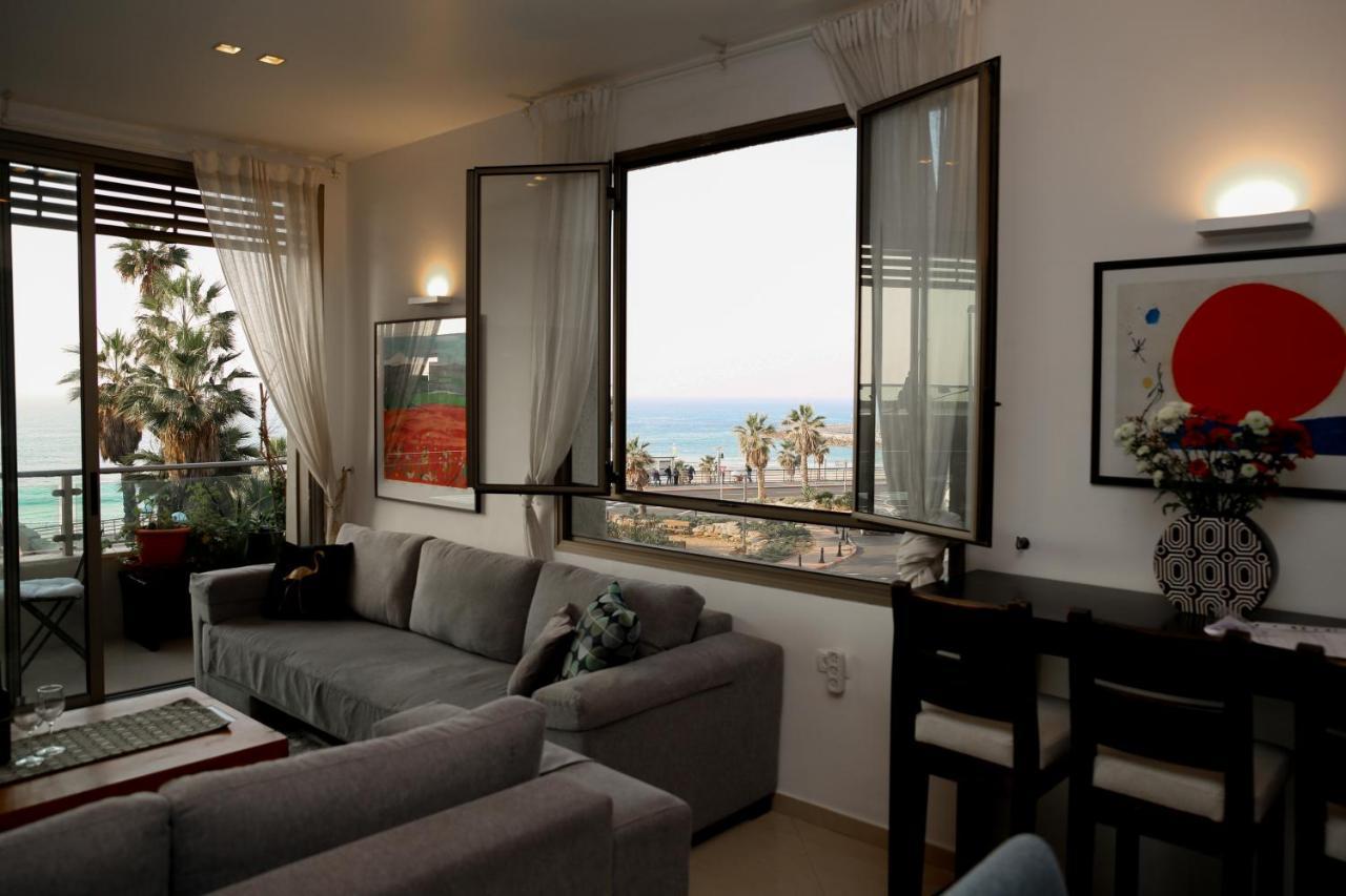 Sea View Apartment Prime Location On The Beach Tel Aviv Exterior foto