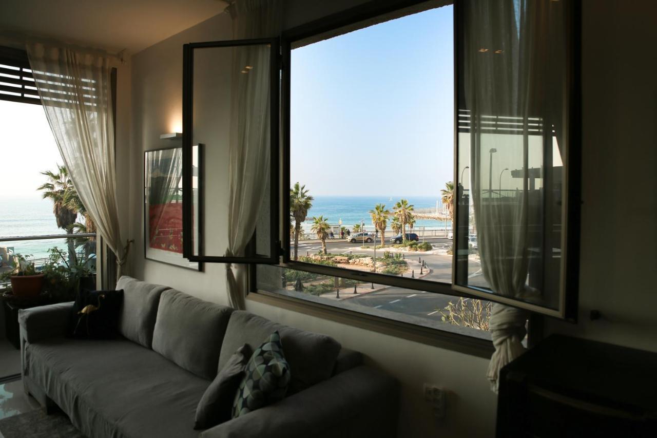 Sea View Apartment Prime Location On The Beach Tel Aviv Exterior foto