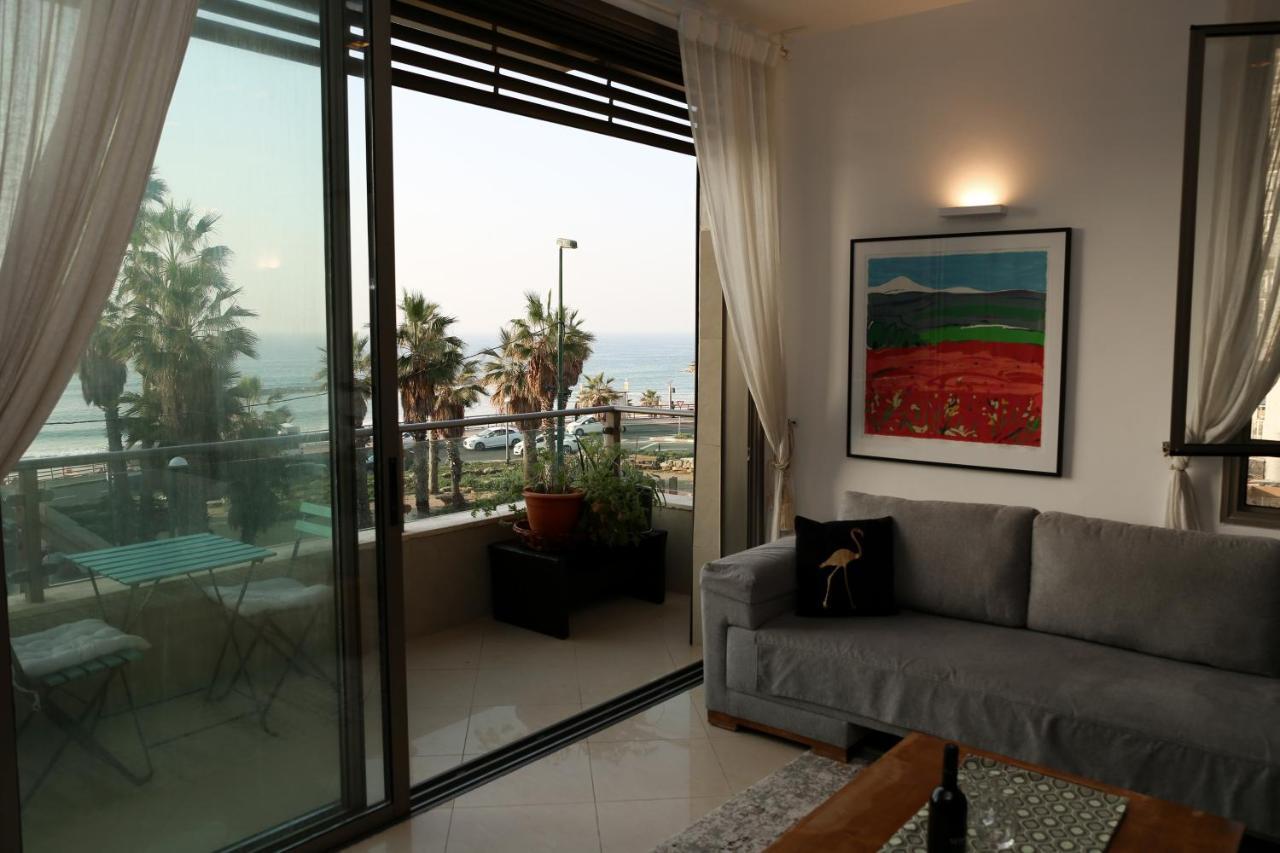 Sea View Apartment Prime Location On The Beach Tel Aviv Exterior foto